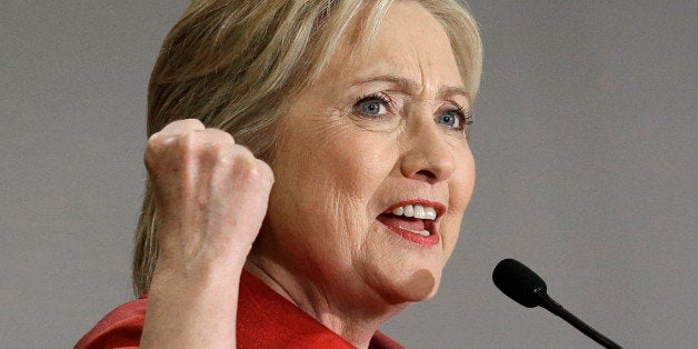 Democratic presidential candidate Hillary Clinton speaks at a rally at Texas Southern University Saturday, Feb. 20, 2016, in