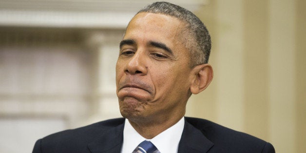 President Barack Obama pauses as he answers questions from members of the media during his meeting with Jordan's King Abdullah II in the Oval Office of the White House in Washington, Wednesday, Feb. 24, 2016. Obama urged the Republican-run Senate to fulfill its "constitutional responsibility" and consider his Supreme Court nominee, pushing back on GOP leaders who insist there will be no hearing or vote when he names a successor to the late Justice Antonin Scalia. (AP Photo/Pablo Martinez Monsivais)