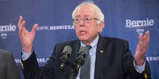 COLUMBIA, SC - FEBRUARY 24: Democratic presidential candidate Sen. Bernie Sanders (D-VT) speaks about poverty in South Carol