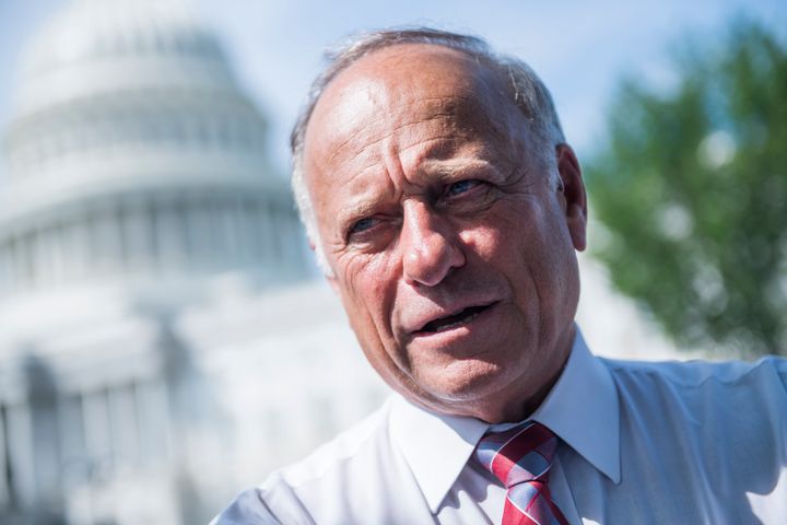 Rep. Steve King shared a photo of an unnamed baby to celebrate Brett Kavanaugh's confirmation.