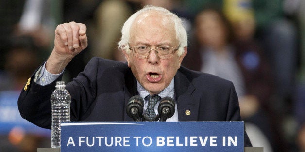 CHICAGO, IL - FEBRUARY 25: Democratic Presidential Candidate Sen. Bernie Sanders (D-VT) campaigns at Chicago State University February 25, 2016 in Chicago, Illinois. The Illinois primary is March 15th. (Photo by John Gress/Getty Images)