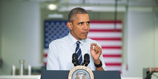 US President Barack Obama speaks after touring Saft America Advanced Batteries Plant in Jacksonville, Florida February 26, 2016. / AFP / JIM WATSON (Photo credit should read JIM WATSON/AFP/Getty Images)