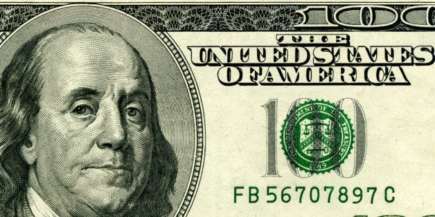 Dollars closeup