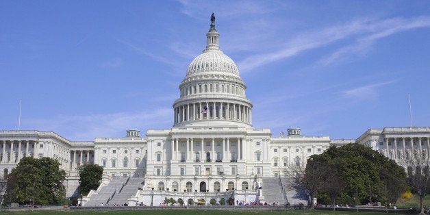 United States Capitol Rotunda. Senate and Representatives government home in Washington D.C.