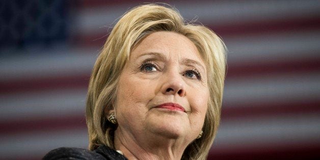 CLEVELAND, OH - Former Secretary of State Hillary Clinton speaks to a gym full of supporters at Cuyahoga Community College during an election night rally in Cleveland, Ohio on Tuesday March, 8, 2016. (Photo by Melina Mara/The Washington Post via Getty Images)