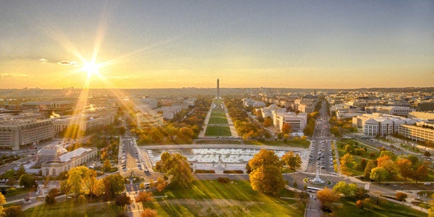 Washington, D.C. is the capital of the United States. The signing of the Residence Act on July 16, 1790, approved the creation of a capital district located along the Potomac River on the countrys East Coast. The National Mall is a national park in downtown Washington, D.C. The National Park Service (NPS) administers the National Mall, which is part of its National Mall and Memorial Parks unit. The term National Mall commonly includes areas that are officially part of West Potomac Park and Constitution Gardens to the west, and often is taken to refer to the entire area between the Lincoln Memorial and the United States Capitol, with the Washington Monument providing a division slightly west of the center.