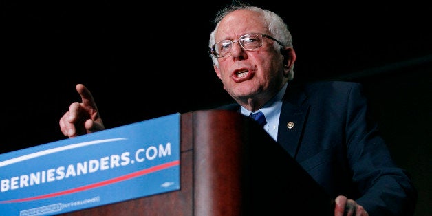 PHOENIX, AZ - MARCH 15: Democratic presidential candidate Sen. Bernie Sanders (D-VT) speaks to a crowd gathered at the Phoenix Convention Center during a campaign rally on March 15, 2016 in Phoenix, Arizona. Hillary Clinton won the Democratic primary elections in Florida, North Carolina and Ohio, while Missouri and Illinois remain tight races. (Photo by Ralph Freso/Getty Images)