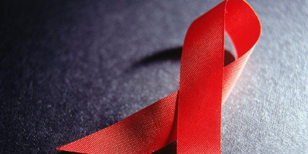 AIDS awareness red ribbon