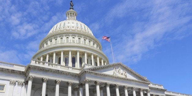 Washington DC, capital city of the United States. National Capitol building.