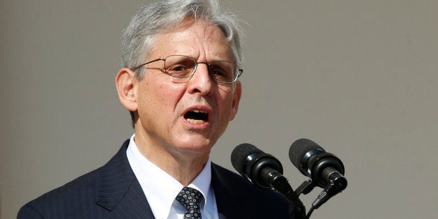 Appeals Court Judge Merrick Garland speaks in the Rose Garden of the White House after being nominated by President Barack Ob