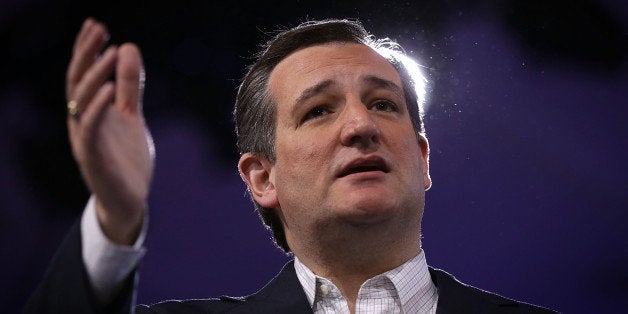 NATIONAL HARBOR, MD - MARCH 04: Republican presidential candidate Sen. Ted Cruz (R-TX) speaks during CPAC 2016 March 4, 2016 in National Harbor, Maryland. The American Conservative Union hosted its annual Conservative Political Action Conference to discuss conservative issues. (Photo by Alex Wong/Getty Images)