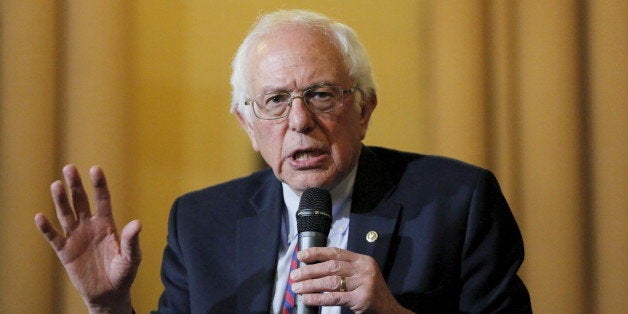 U.S. Democratic presidential candidate Bernie Sanders speaks during a panel discussion at the First Unitarian Congregational Society in the Brooklyn borough of New York April 16, 2016. REUTERS/Lucas Jackson