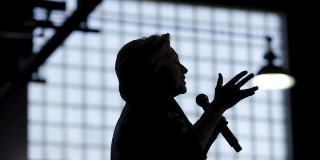 U.S. Democratic presidential candidate Hillary Clinton speaks at a campaign rally in Bridgeport, Connecticut, U.S., April 24,