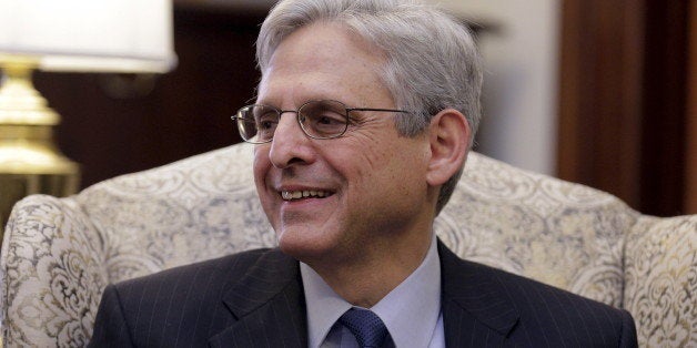 Judge Merrick Garland, President Obama's Supreme Court nominee, meets with Senator Bob Casey (D-PA) in his office on Capitol