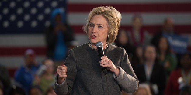 BROOKLYN, NY, UNITED STATES - 2016/05/04: Hillary Clinton speaks at Hillary Town Hall with Congresswomen Yvette Clarke and Fi