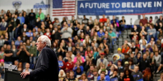 U.S. Democratic presidential candidate Bernie Sanders (I-VT) speaks during a campaign rally at the Indiana University-Purdue University Fort Wayne in Fort Wayne, Indiana, U.S., May 2, 2016. REUTERS/Kamil Krzaczynski