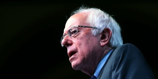 US Democratic presidential candidate Bernie Sanders speaks during a rally in Atlantic City, New Jersey, on May 9, 2016. / AFP / Jewel SAMAD (Photo credit should read JEWEL SAMAD/AFP/Getty Images)