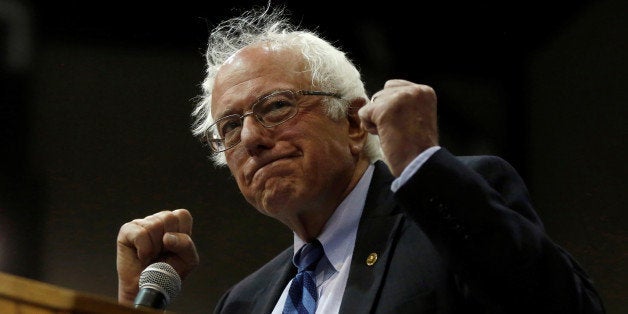Democratic U.S. presidential candidate Bernie Sanders speaks at a campaign rally in Salem, Oregon, U.S., May 10, 2016. REUTERS/Jim Urquhart TPX IMAGES OF THE DAY