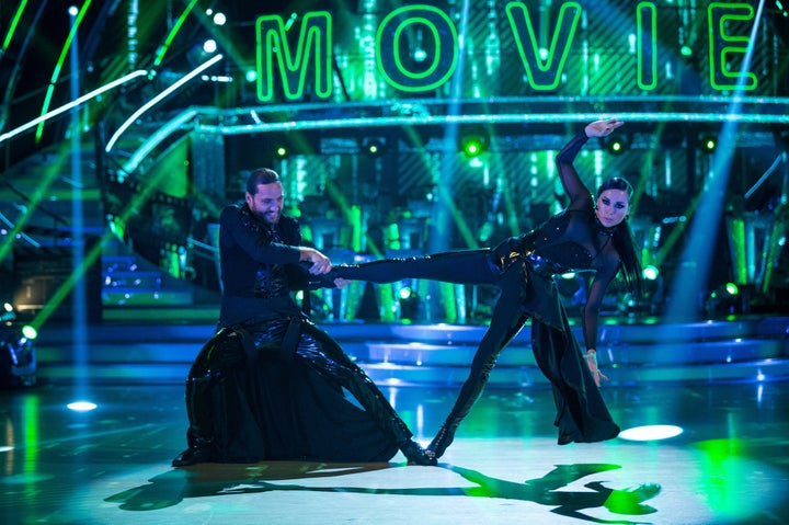 The pair are coupled up professionally on 'Strictly'