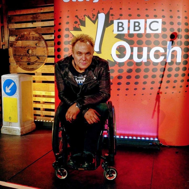 <strong>Mik Scarlet said disabled people won't get involved with his yoga blog for fear of being seen as too active.</strong>