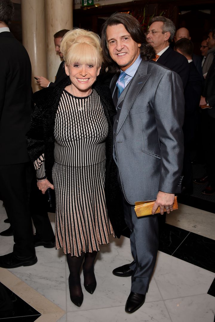 Barbara Windsor and her husband, Scott Mitchell