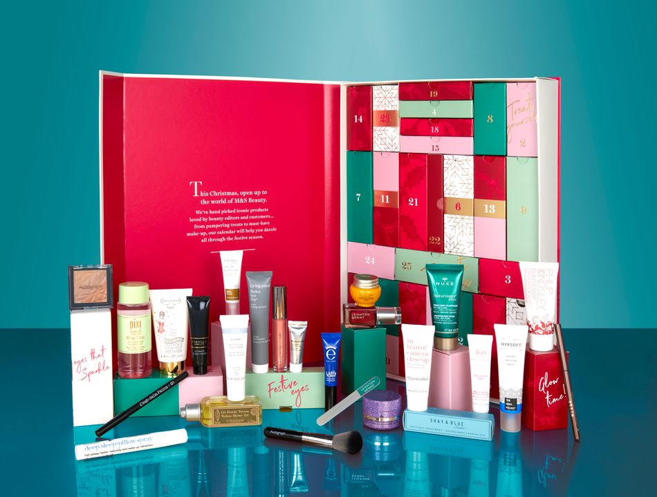 Marks and Spencer's beauty calendar proved a cult hit last year. The highly-anticipated selection does not disappoint this year &ndash; filled with a mix of own-brand products alongside delights from Stila, L&rsquo;Occitane and Ren.At &pound;35, it's one hell of a bargain, but there's a catch &ndash; you have to spend &pound;35 on clothing, home or beauty in store. Maybe just get your Xmas pressies there to qualify.M&amp;S, &pound;35