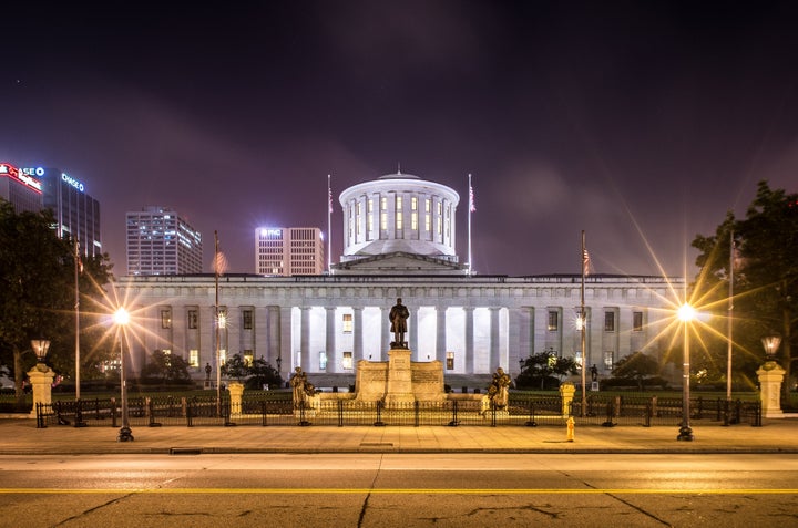 The Ohio Statehouse in Columbus. Ohioans will decide on sentencing reform issues in November.