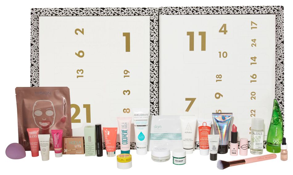 You may primarily head to ASOS for clothing and shoes, but we'd really recommend stopping buy to browse the beauty section.It has an extensive range of top beauty buys, including some own-brand items, and its advent calendar does not disappoint, featuring the likes of Benefit's Hoola Lite and Clinque Moisture Surge.&nbsp;There's more than enough to get excited about.ASOS, &pound;55