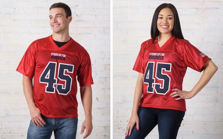 The Stand Up For America jerseys sell for $99.