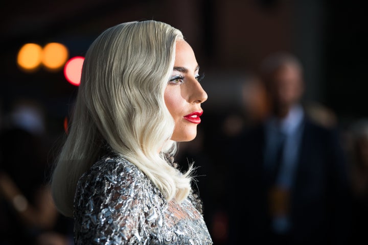  Lady Gaga attends the premiere of "A Star Is Born" in September 2018. 