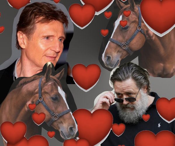 Liam Neeson and Russell Crowe both confessed to horsin' around with their co-stars, horse and horse. 