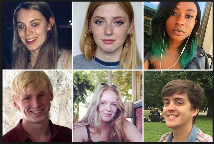 Bristol University students Natasha Abrahart Miranda Williams Lara Nosiru James Thomson, Kim Long and Alex Elsmore were all suspected to have taken their own life. 