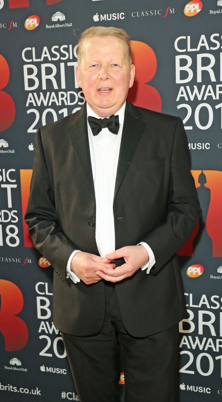 Bill Turnbull at the Classical Brit Awards earlier this year