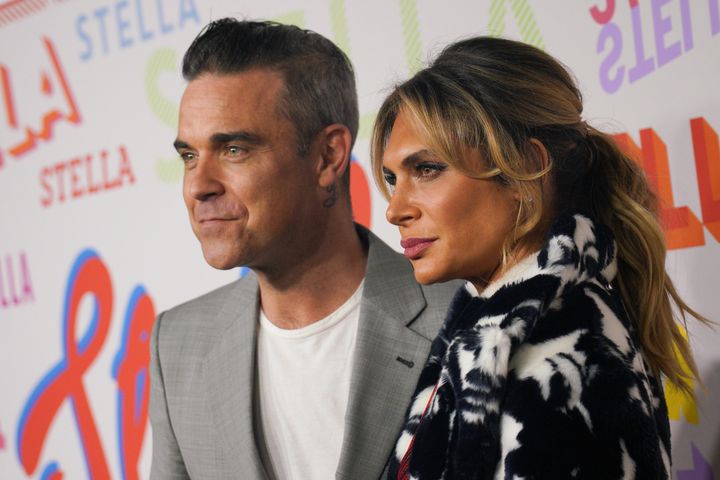 Robbie Williams and Ayda Field