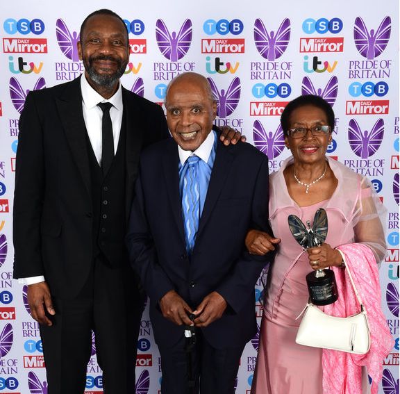 Paul Stephenson - pictured here with his wife and Lenny Henry - received a Pride of Britain award in 2017 for his work as an anti-racism campaigner 