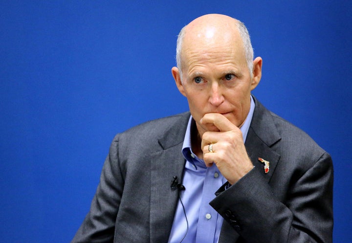 Florida Gov. Rick Scott, prevented by term limits from seeking another four years in the governor's mansion, has his sights o