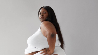 La'Shaunae Steward is a size 24 model who stars in Universal Standard's new campaign. 