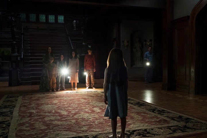 The young cast of "The Haunting of Hill House."