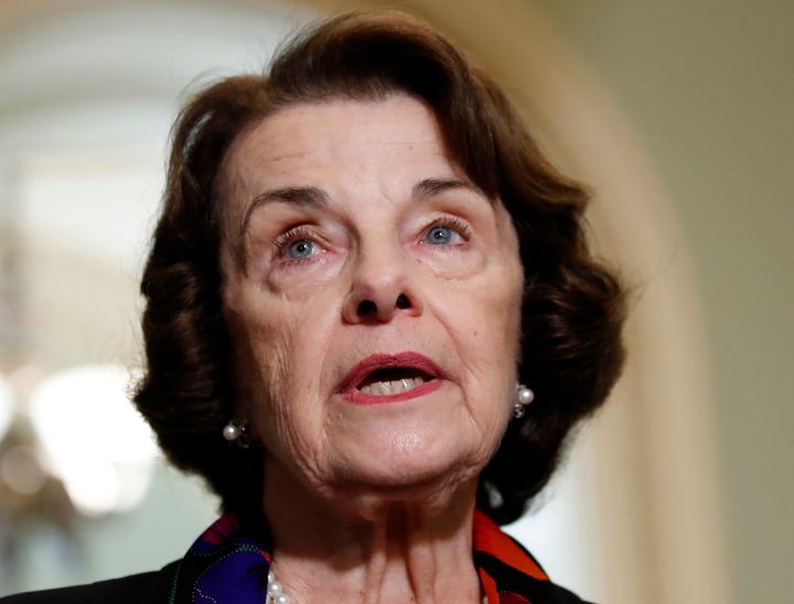 Sen. Dianne Feinstein (D-Calif.) has received numerous threats because some Republicans -- including President Donald Trump -- blame her for trying to thwart the appointment of Brett Kavanaugh to the Supreme Court.