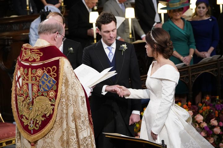 Princess Eugenie and her groom Jack Brooksbank