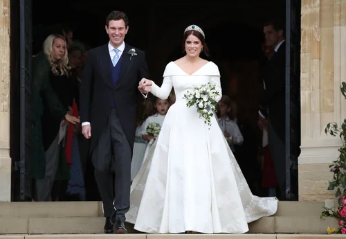 princess eugenie backless wedding dress Princess Eugenie: 'I wanted my wedding dress to show my scar'