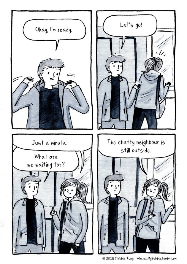 Extrovert And Introvert Cartoons