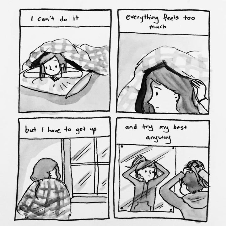 Anxiety disorders can manifest in a number of ways. Signs and symptoms may include all-consuming worry, increased heart rate, difficulty concentrating, shortness of breath and sleep issues.