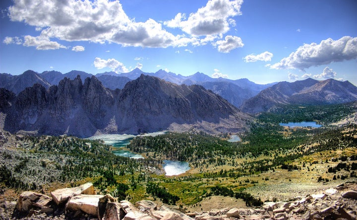 Sequoia National Park, part of the Sierra Nevada mountains.
