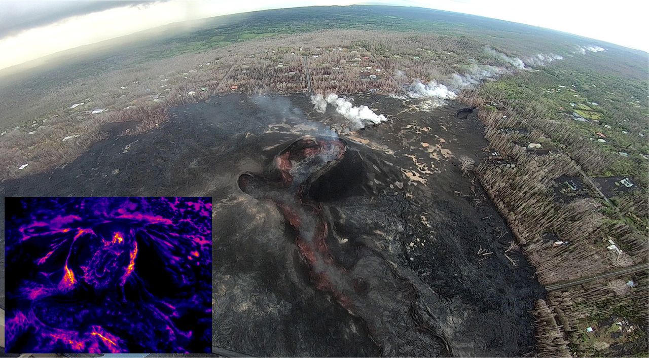This Oct. 4 photo shows some of the devastation caused by the volcano in Leilani Estates.