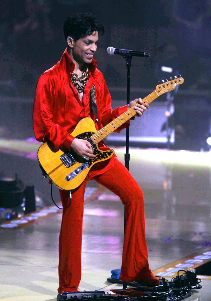 Prince performing live in 2011