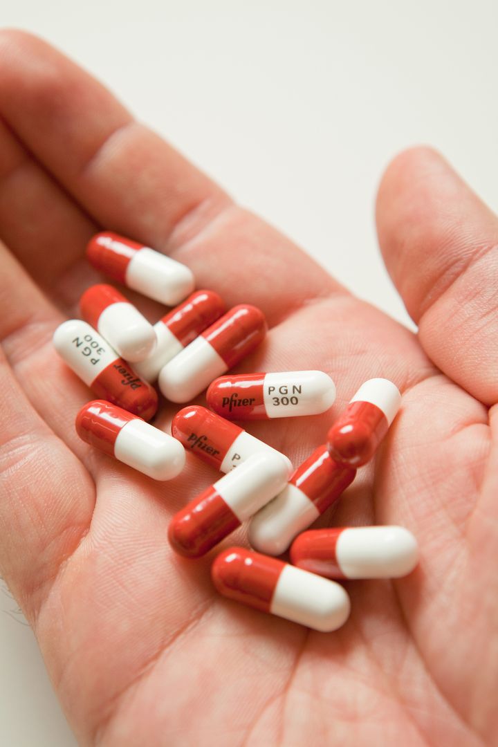 Pregabalin is marketed under the brand name Lyrica among others.