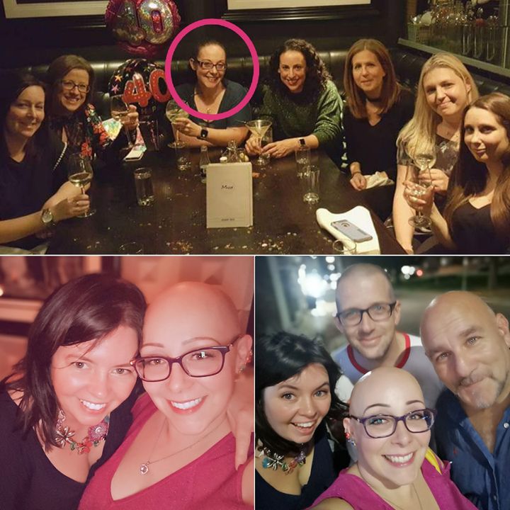 Sad and scared at my 40th, and happy and bald at 41
