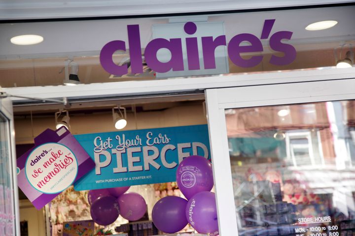 There are over 350 Claire's branches in the UK