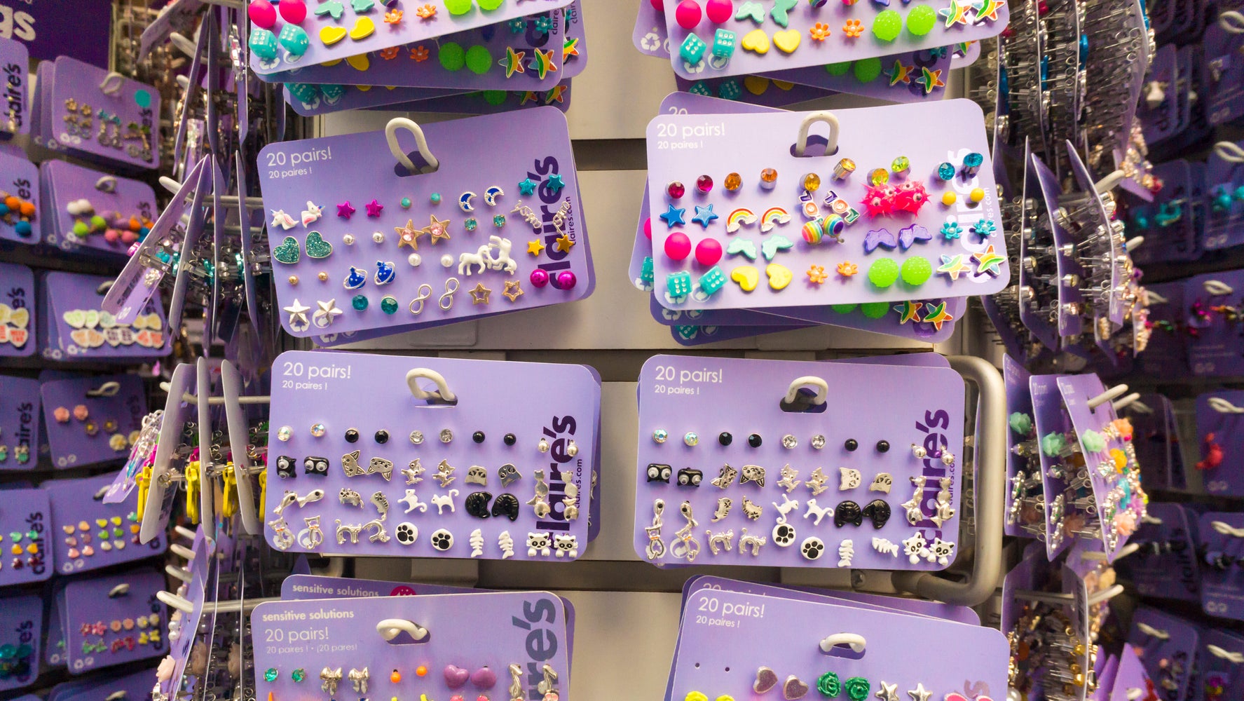Claire's shop accessories earrings